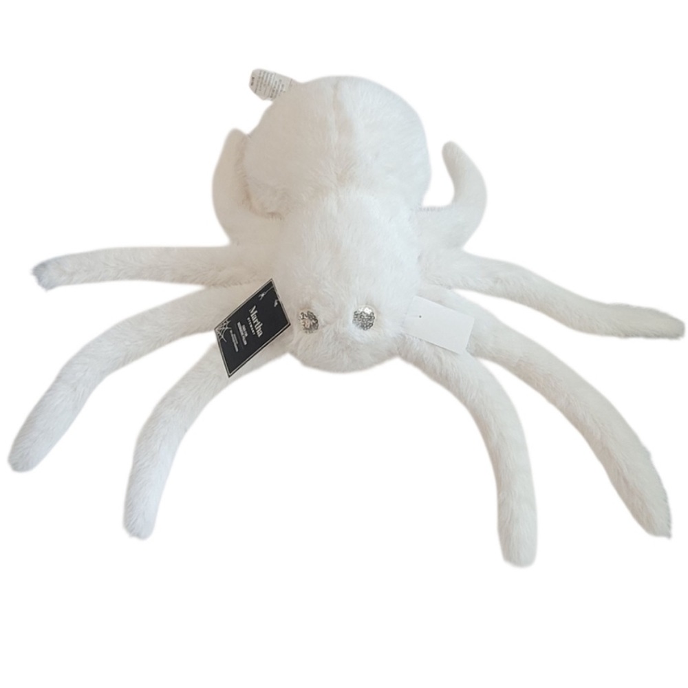 Martha Stewart Plush White Spider‎ Pillow